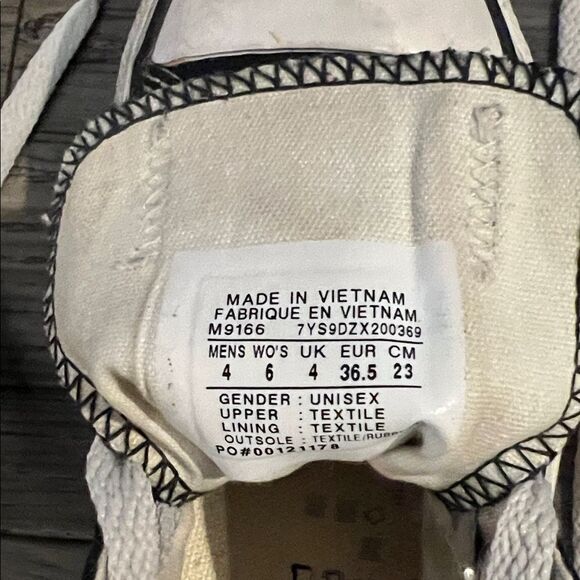 Converse Black and White Canvas Sneakers - Picture 6 of 7